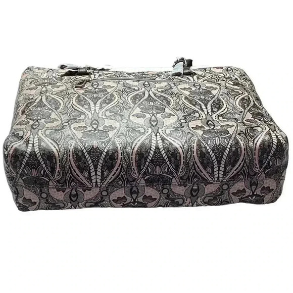 SAKROOTS Shopper Tote Loyola Soulful Desert Purse Black Multi Bag Charms NEW - Picture 11 of 15